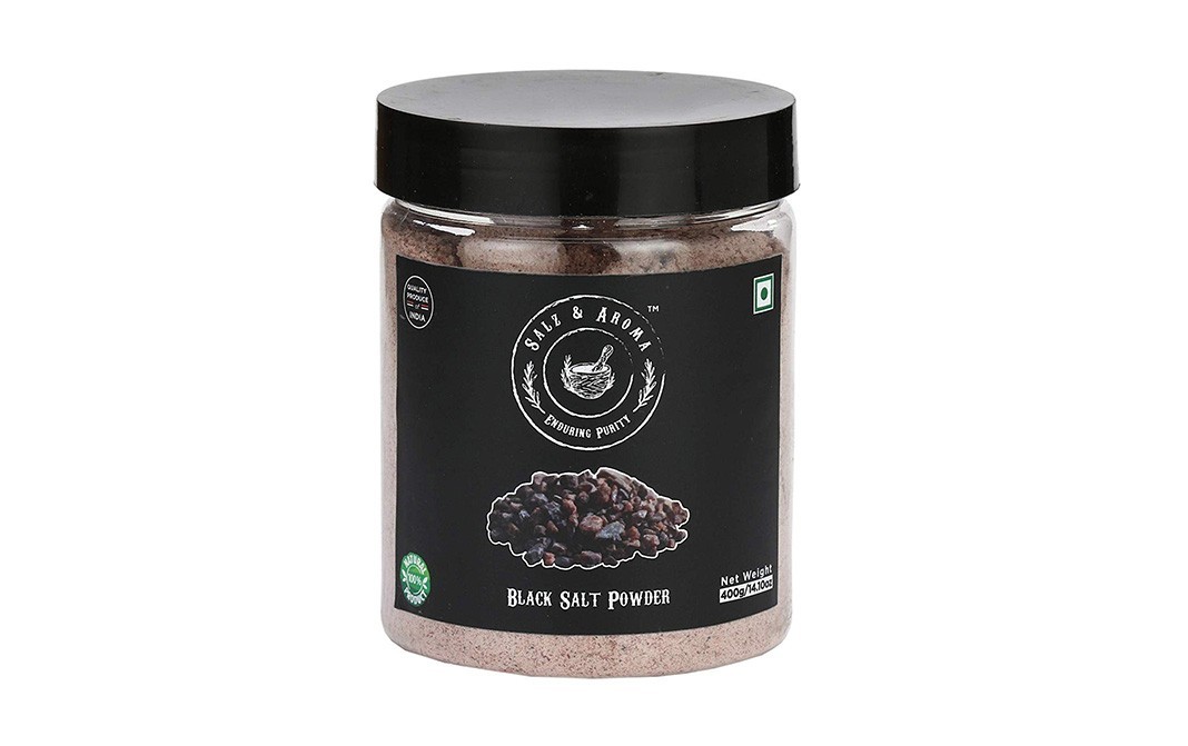 Salz & Aroma Black Salt Powder    Jar  400 grams